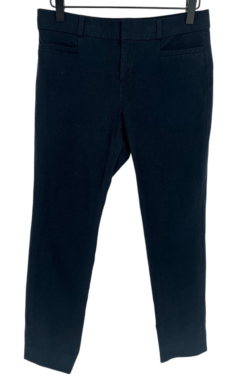 Banana‎ Republic Jackson Fit Navy Blue Trousers 2 Straight Leg Office Workwear